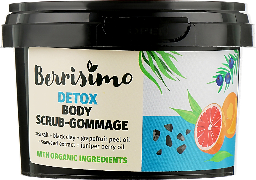 Скраб-гоммаж для тела - Beauty Jar Berrisimo Detox Body Scrub-Gommage — фото N1