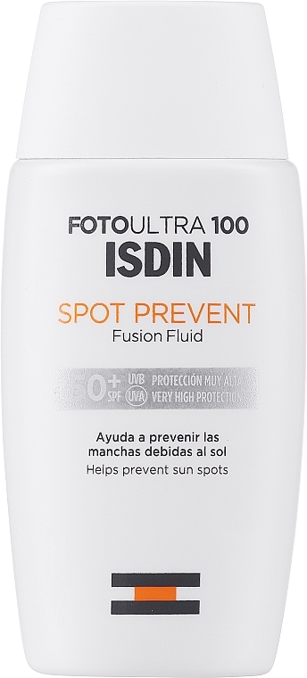 Флюид для лица - Isdin Foto Ultra 100 Spot Prevent Fusion Fluid SPF 50+ — фото N1
