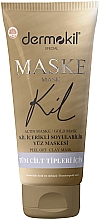 Парфумерія, косметика Маска-плівка для обличчя - Dermokil Peel Off Gold Clay Mask