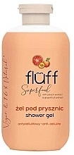 Духи, Парфюмерия, косметика Гель для душа "Персик и грейпфрут" - Fluff Superfood Peach & Grapefruit Shower Gel