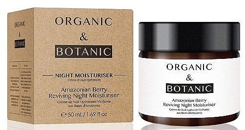 Відновлювальний нічний крем для обличчя - Organic & Botanic Amazonian Berry Reviving Night Moisturiser — фото N1
