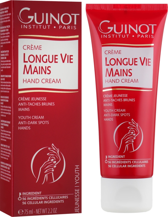 Омолаживающий крем для рук "Долгая жизнь" - Guinot Longue Vie Mains Hand Cream — фото N1