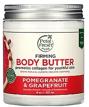 Духи, Парфюмерия, косметика Масло для гладкости кожи тела, гранат и грейпфрут - Petal Fresh Body Butter Pomegranate & Grapefruit
