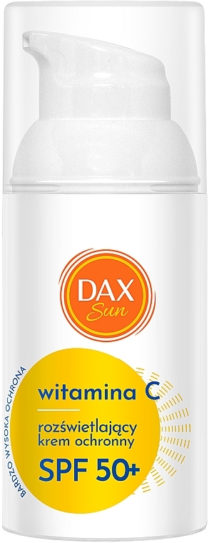 Солнцезащитный крем с витамином С - Dax Sun Illuminating Protective Cream With Vitamin C SPF 50+ — фото N1