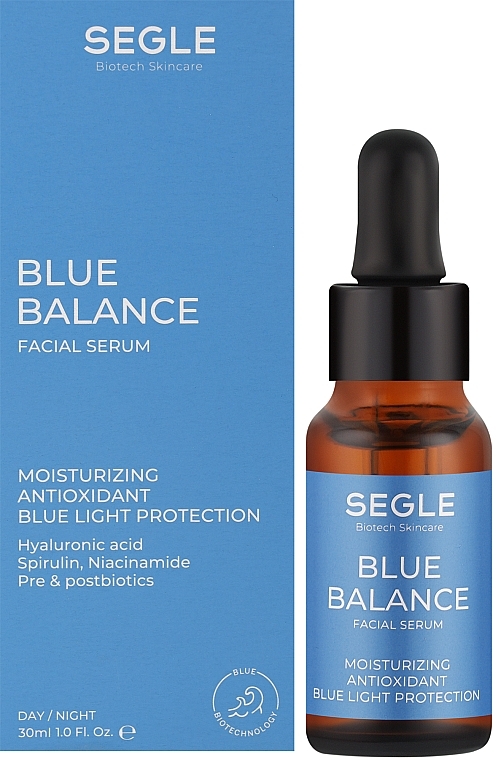 Зволожуюча сироватка для обличчя - Segle Blue Balance Facial Serum — фото N2