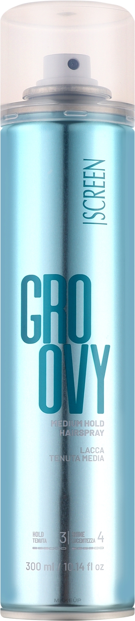Лак для волос средней фиксации - Screen Groovy Medium Hold Hair Spray — фото 300ml