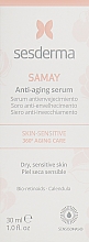 Парфумерія, косметика Антивікова сироватка для обличчя - SesDerma Laboratories Samay Anti-Aging Serum Sensitive Skin