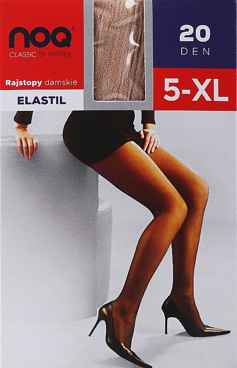 Колготки для жінок "Elastil" 20 Den, Visone - Knittex — фото N2
