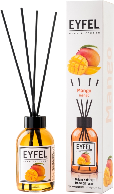 Аромадиффузор - Eyfel Perfume Reed Diffuser Mango — фото N2