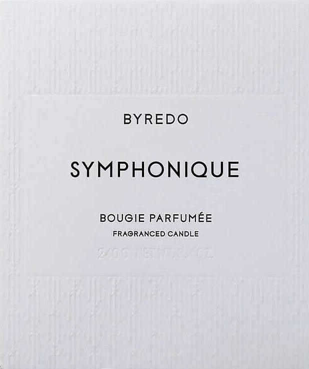 Ароматическая свеча - Byredo Fragranced Candle Symphonique  — фото N2