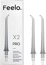 Парфумерія, косметика Насадки для іригатора - Feelo Pro X2 Nozzles For The Oral Irrigator