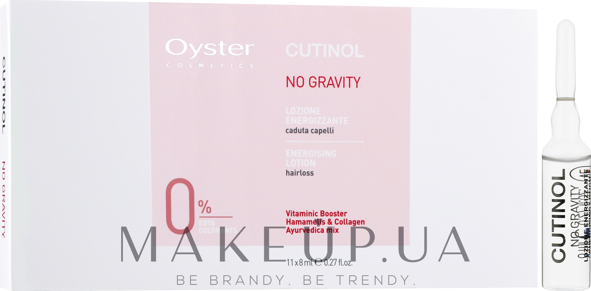 Лосьйон в ампулах проти випадіння волосся - Oyster Cosmetics No Gravity Lotion — фото 11x8ml