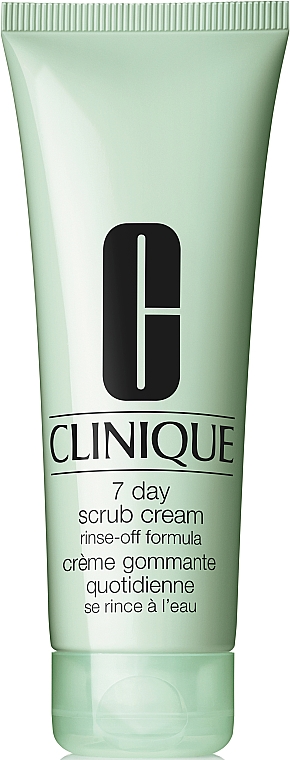 Скраб для усиленного отшелушивания - Clinique 7 Day Scrub Cream Rinse-Off Formula