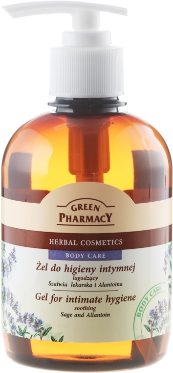 Гель для интимной гигиены с шалфеем и аллантоином - Green Pharmacy Intimate Gel