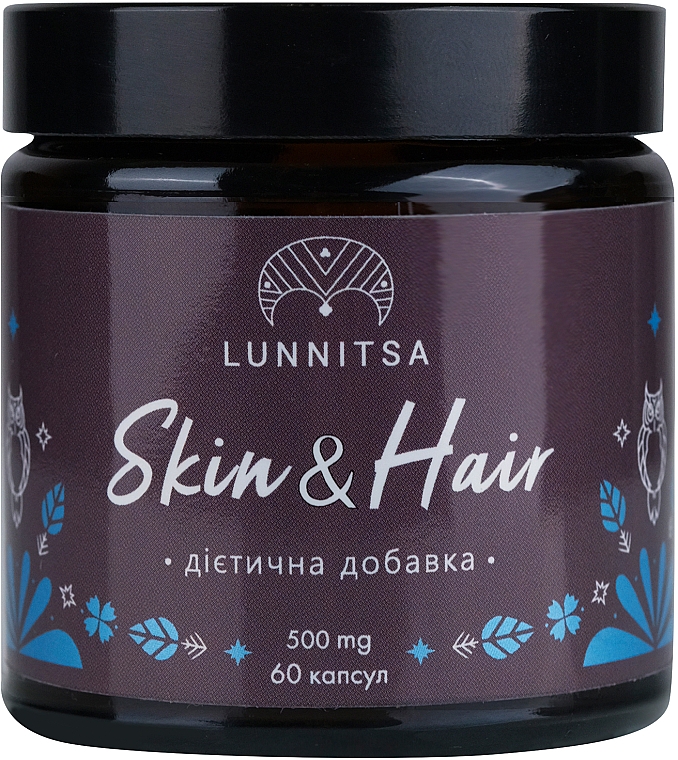 Відновлювальний комплекс для шкіри й волосся "Skin & Hair" - Lunnitsa — фото N1