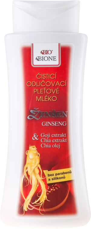 Лосьон для лица - Bione Cosmetics Ginseng Cleansing Make-up Removal Facial Lotion — фото N1