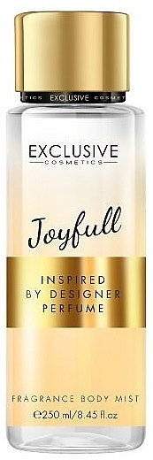 Спрей для тела - Exclusive Cosmetics Joyfull Fragrance Body Mist — фото N1