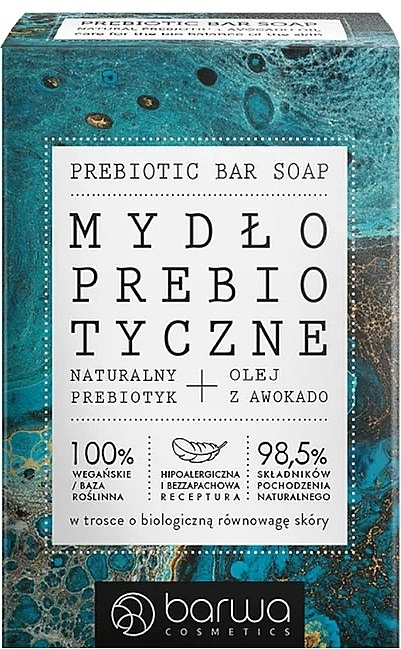 Пребиотическое и гипоаллергенное мыло с маслом авокадо - Barwa Prebiotic Bar Soap Premium — фото N1