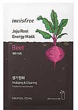 Духи, Парфюмерия, косметика Тканевая маска с экстрактом свеклы - Innisfree Jeju Root Energy Mask Beet