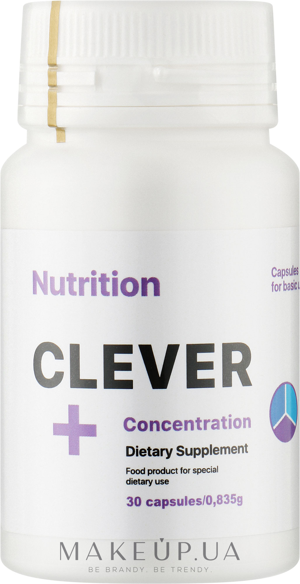 Амінокислотний комплекс - EntherMeal Clever + Concentration Dietary Supplement — фото 30шт