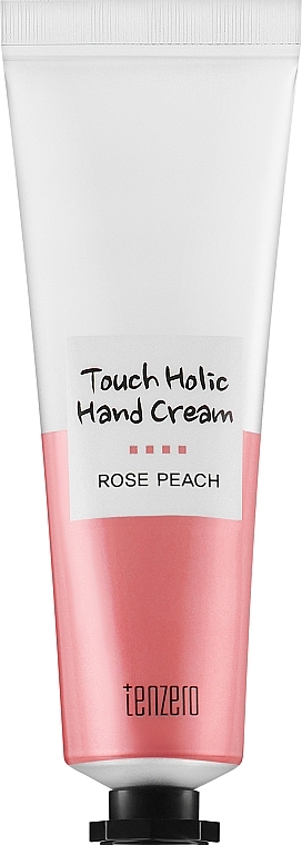 Крем для рук з трояндою і персиком - Tenzero Touch Holic Hand Cream Rose Peach
