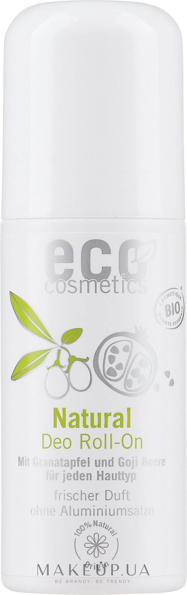 Дезодорант рол з екстрактом граната і ягід годжі - Eco Cosmetics — фото 50ml