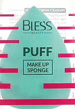 Парфумерія, косметика Спонж-крапля, ментоловий - Bless Beauty PUFF Make Up Sponge