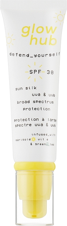 Солнцезащитный крем для лица - Glow Hub Defend Yourself Face Sunscreen SPF 30 — фото N1