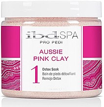 Духи, Парфюмерия, косметика Соль для ванночек рук и ног с розовой глиной - IBD Aussie Pink Clay Detox Soak