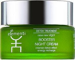 Нічний крем для обличчя - Gli Elementi Detox Line Booster Night Cream — фото N2