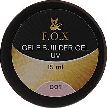 Парфумерія, косметика Моделювальний гель-желе - F.O.X Gele Builder Gel UV Pink 001