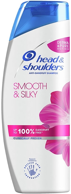 Шампунь проти лупи "Гладеньке та шовковисте" - Head & Shoulders Smooth & Silky Anti-Dandruff Shampoo — фото N1