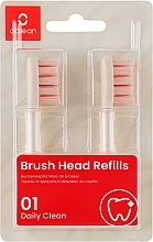 Насадка для електричної зубної щітки - Oclean PW03 Brush Head Pink — фото N1