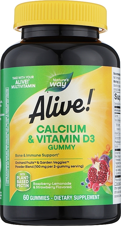 Кальцій + вітамін D3 - Nature's Way Calcium + Vitamin D3 — фото N1