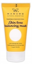 Парфумерія, косметика Освітлювальна маска для обличчя - Mawawo Skin Tone Balancing Mask