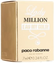 Духи, Парфюмерия, косметика Paco Rabanne Lady Million Eau My Gold - Туалетная вода (мини)