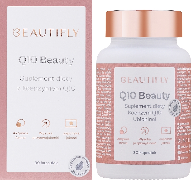 Біологічно активна добавка Коензим Q10 Убіхінол - Beautifly Q10 Beauty Dietary Supplement — фото N1