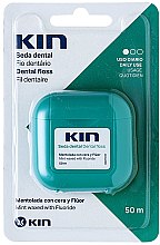 Парфумерія, косметика Зубна нитка - Kin Dental Floss With Wax Minty