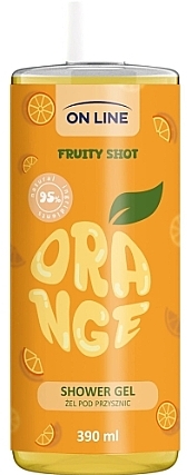 Гель для душа "Orange" - On Line Fruity Shot Shower Gel — фото N1