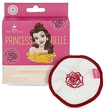 Парфумерія, косметика Очищувальні багаторазові педи для обличчя - Mad Beauty Disney Princess Remover Pad Belle