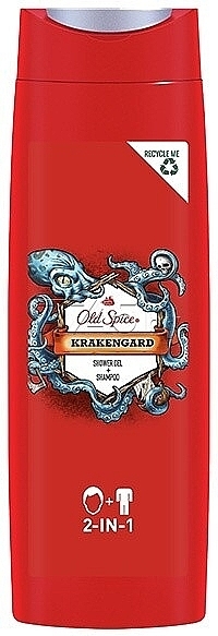 Шампунь-гель для душа 2 в 1 - Old Spice Krakengard Shower Gel + Shampoo — фото N1