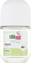 Духи, Парфюмерия, косметика Роликовый дезодорант - Sebamed Deodorant 24H Lime