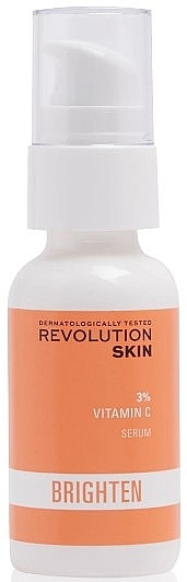 Сироватка для обличчя з вітаміном С - Revolution Skin 3% Vitamin C Serum — фото N2