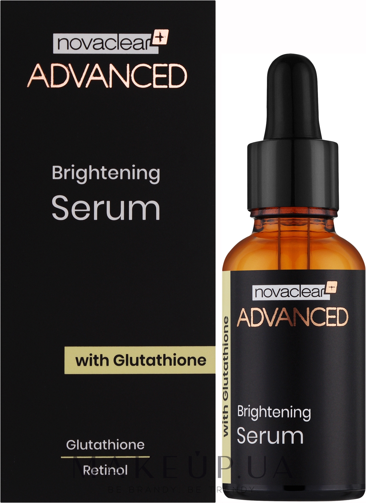 Осветляющая сыворотка с глутатионом - Novaclear Advanced Brightening Serum with Glutathione — фото 30ml