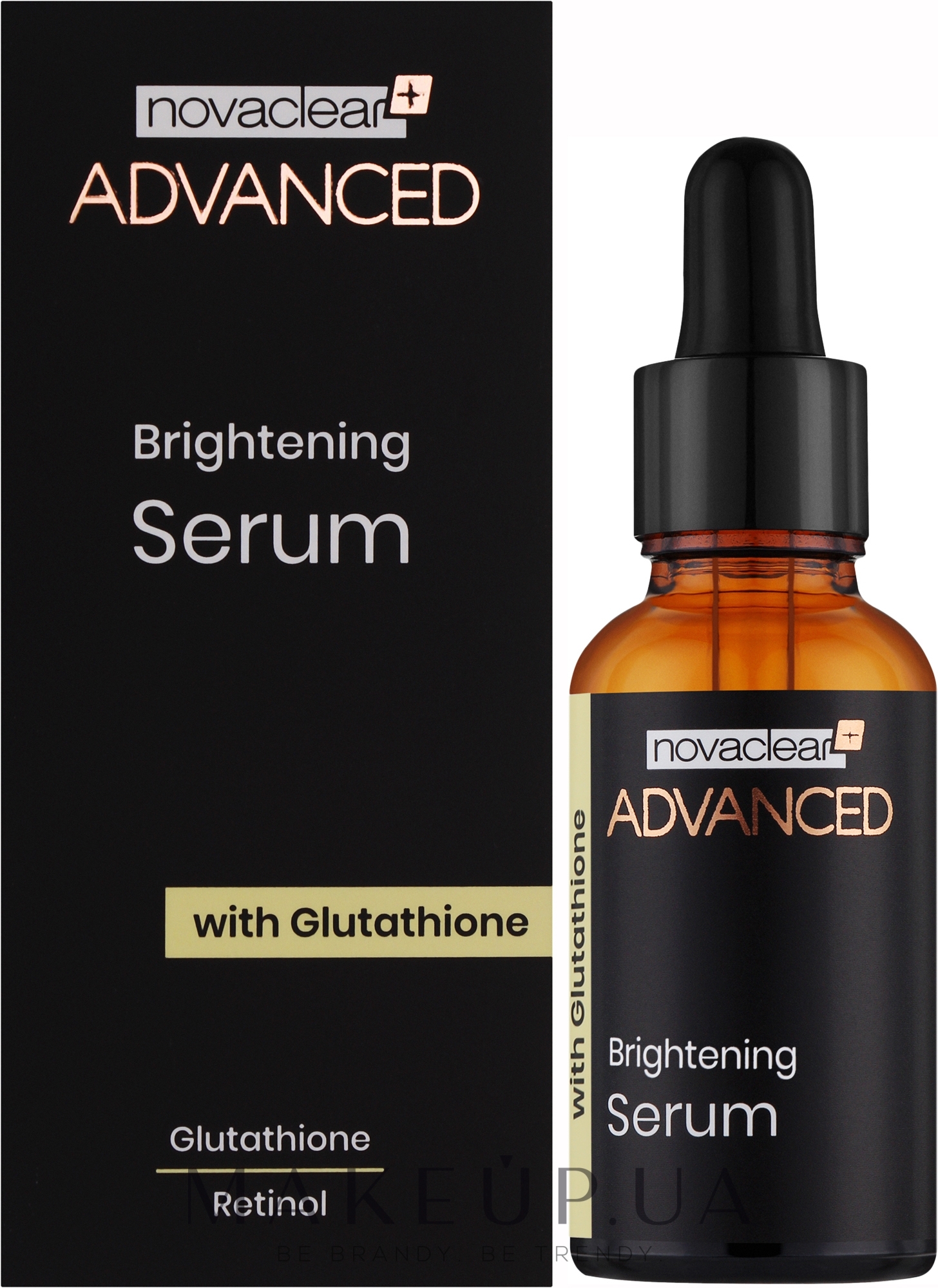 Освітлювальна сироватка з глутатіоном - Novaclear Advanced Brightening Serum with Glutathione — фото 30ml