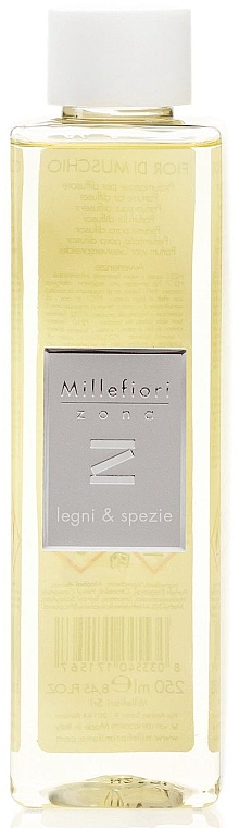 Наполнитель для аромадиффузора "Лес и специи" - Millefiori Milano Zona Legni & Spezie Refill (запасной блок) — фото N1