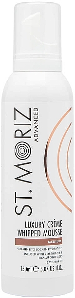 Пінка-автозасмага із сатиновим фінішем та олією шипшини - St. Moriz Professional Advanced Luxury Whipped Crème Mousse — фото N1