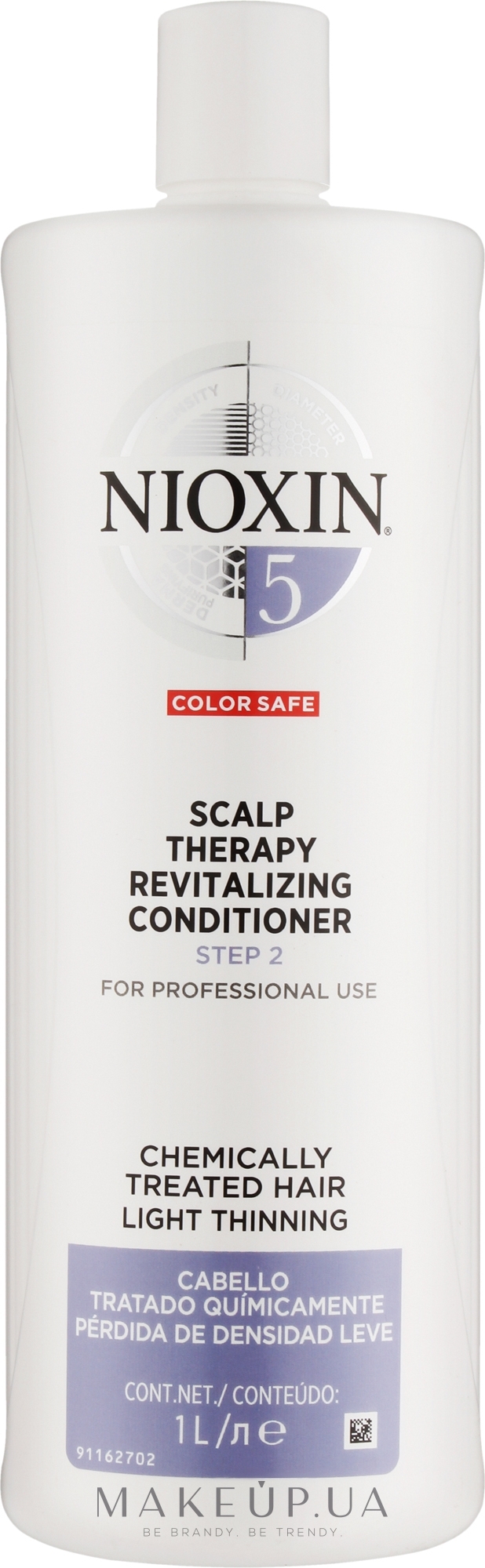 Кондиціонер для фарбованого волосся - Nioxin '5' Scalp Therapy Revitalising Conditioner — фото 1000ml