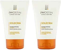 Набір - Iwostin Solecrin Protective Emulsion SPF 50+ (2х100 ml) — фото N1