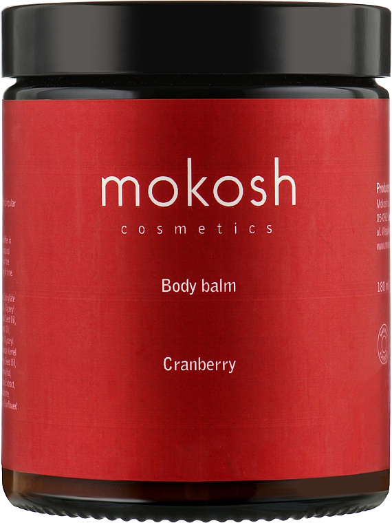 Бальзам для тела "Клюква" - Mokosh Cosmetics Body Balm Cranberry — фото N2